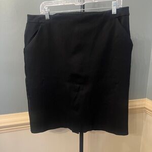 a new day‎ Black Pencil Skirt for Women zipper back pockets